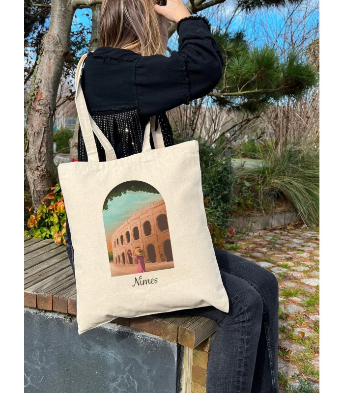 Tote Bag Nîmes, idée cadeau | L’Afficherie