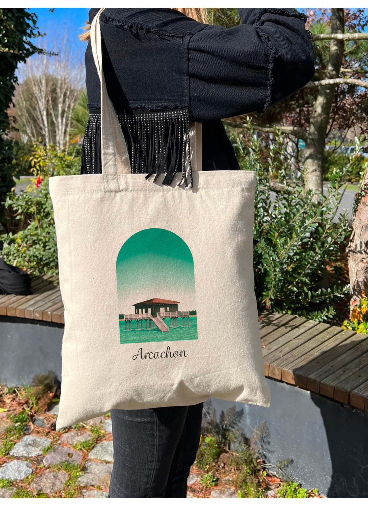 Tote Bag Arcachon, idée cadeau | L’Afficherie