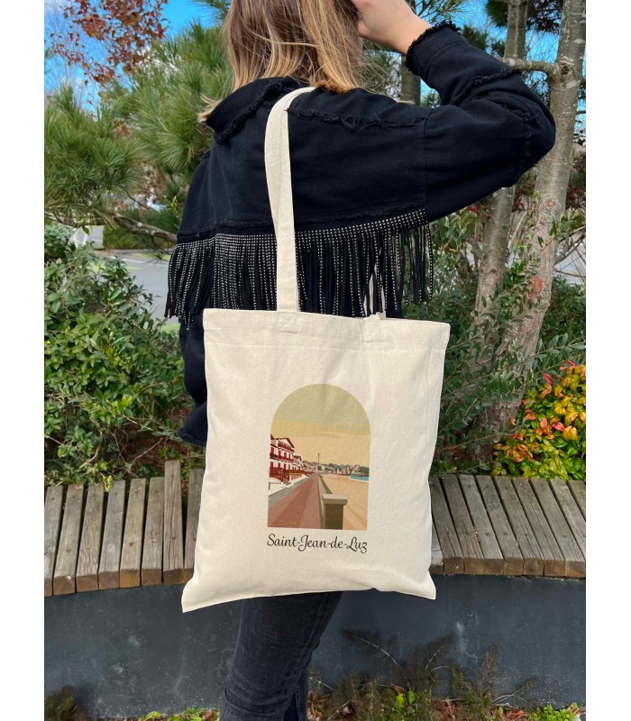 Tote Bag Saint-Jean-de-Luz 2, idée cadeau | L’Afficherie