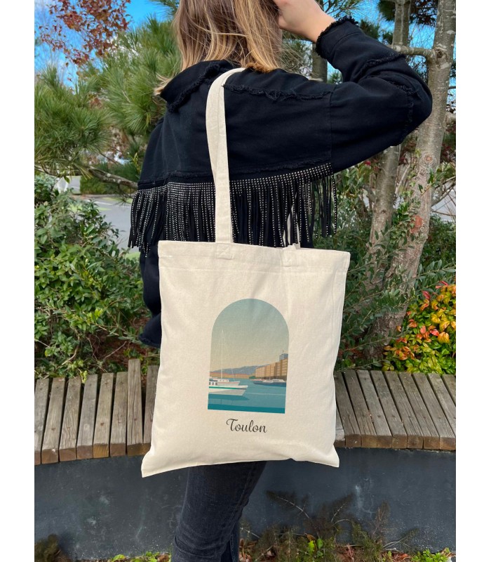 Tote Bag Toulon, idée cadeau | L’Afficherie