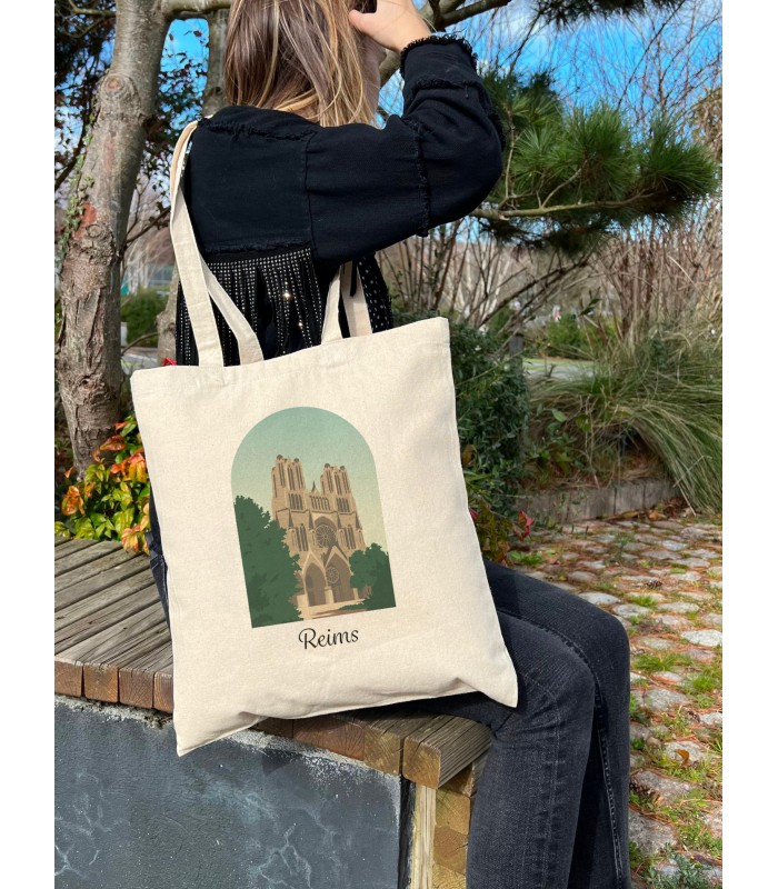 Tote Bag Reims, idée cadeau | L’Afficherie