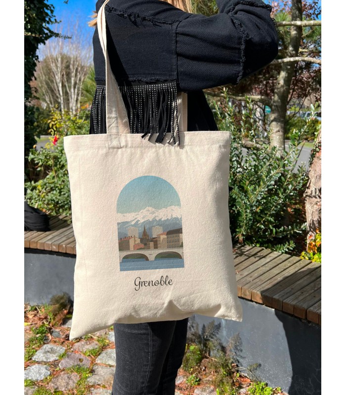 Tote Bag Grenoble, idée cadeau | L’Afficherie