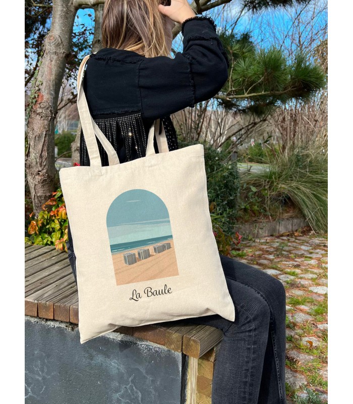 Tote Bag La Baule 2, idée cadeau | L’Afficherie