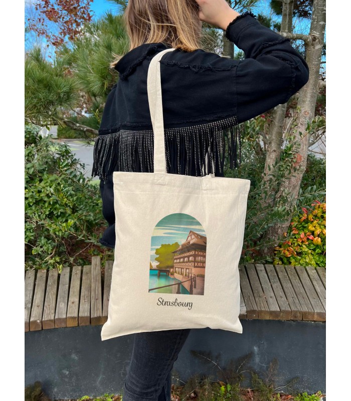 Tote Bag Strasbourg, idée cadeau | L’Afficherie