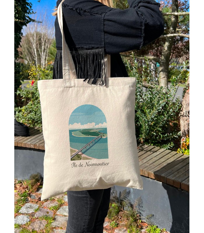 Tote Bag Île de Noirmoutier, idée cadeau | L’Afficherie