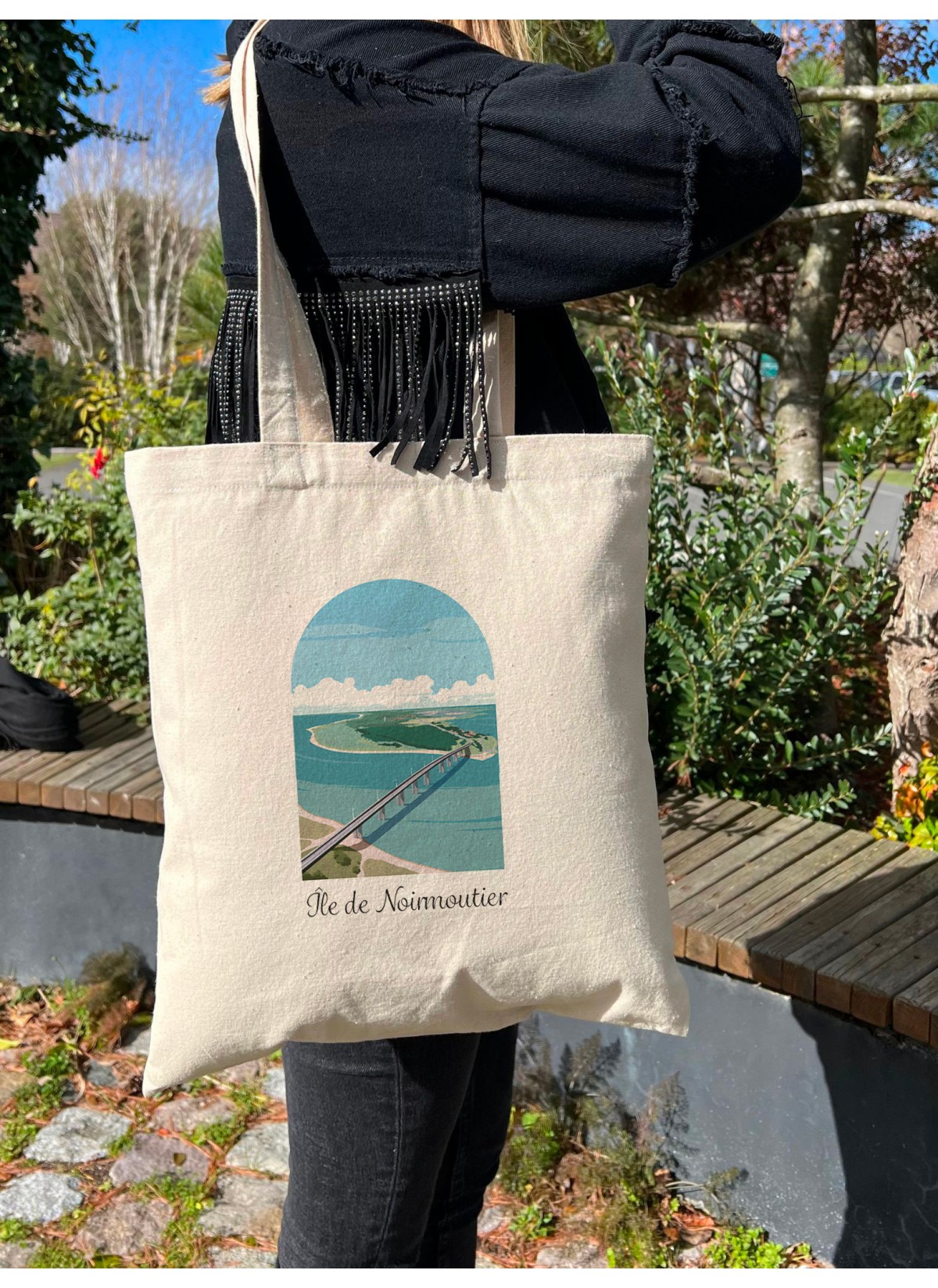 Tote Bag Île de Noirmoutier, idée cadeau | L’Afficherie