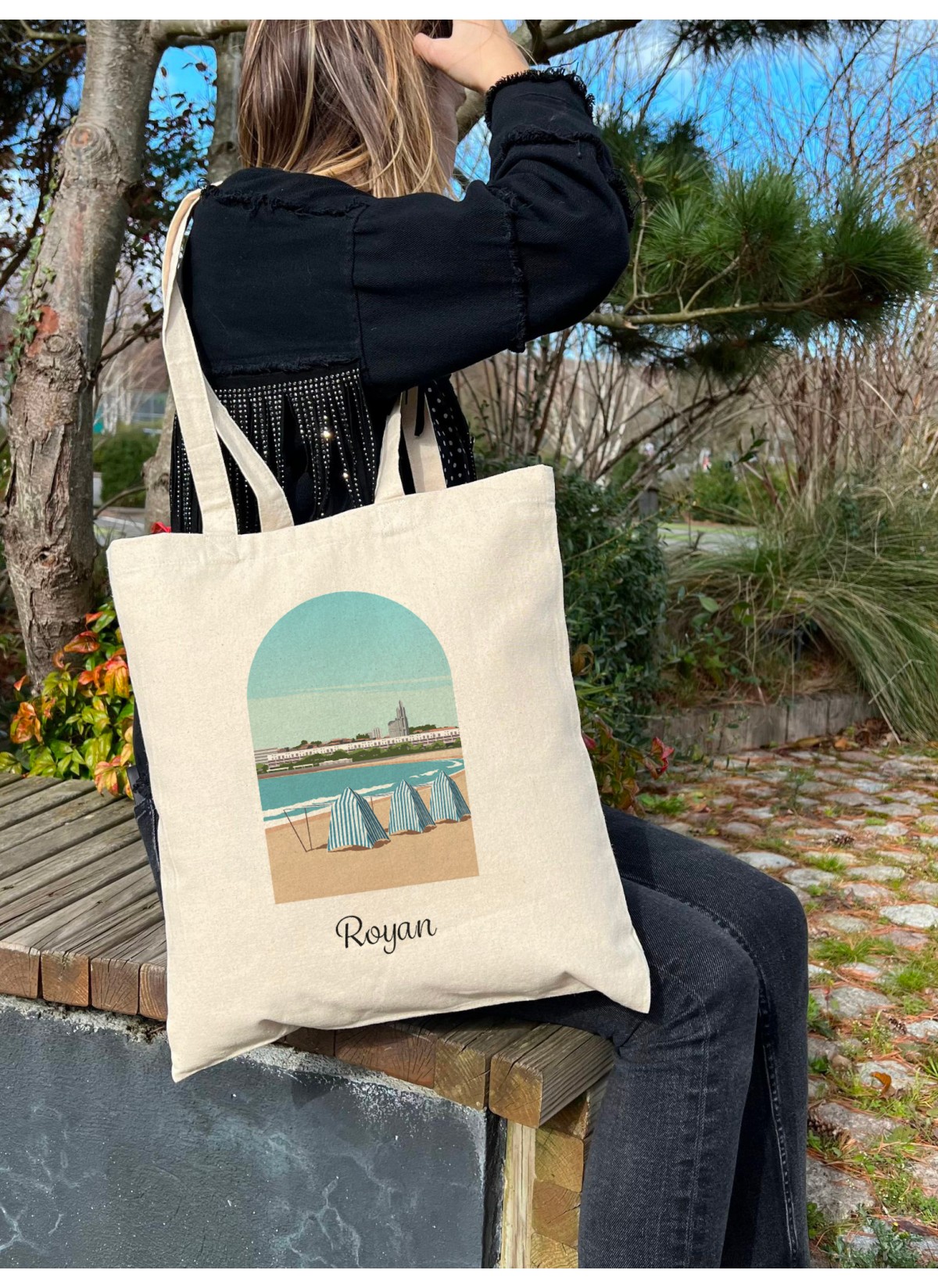 Tote Bag Royan 2, idée cadeau | L’Afficherie