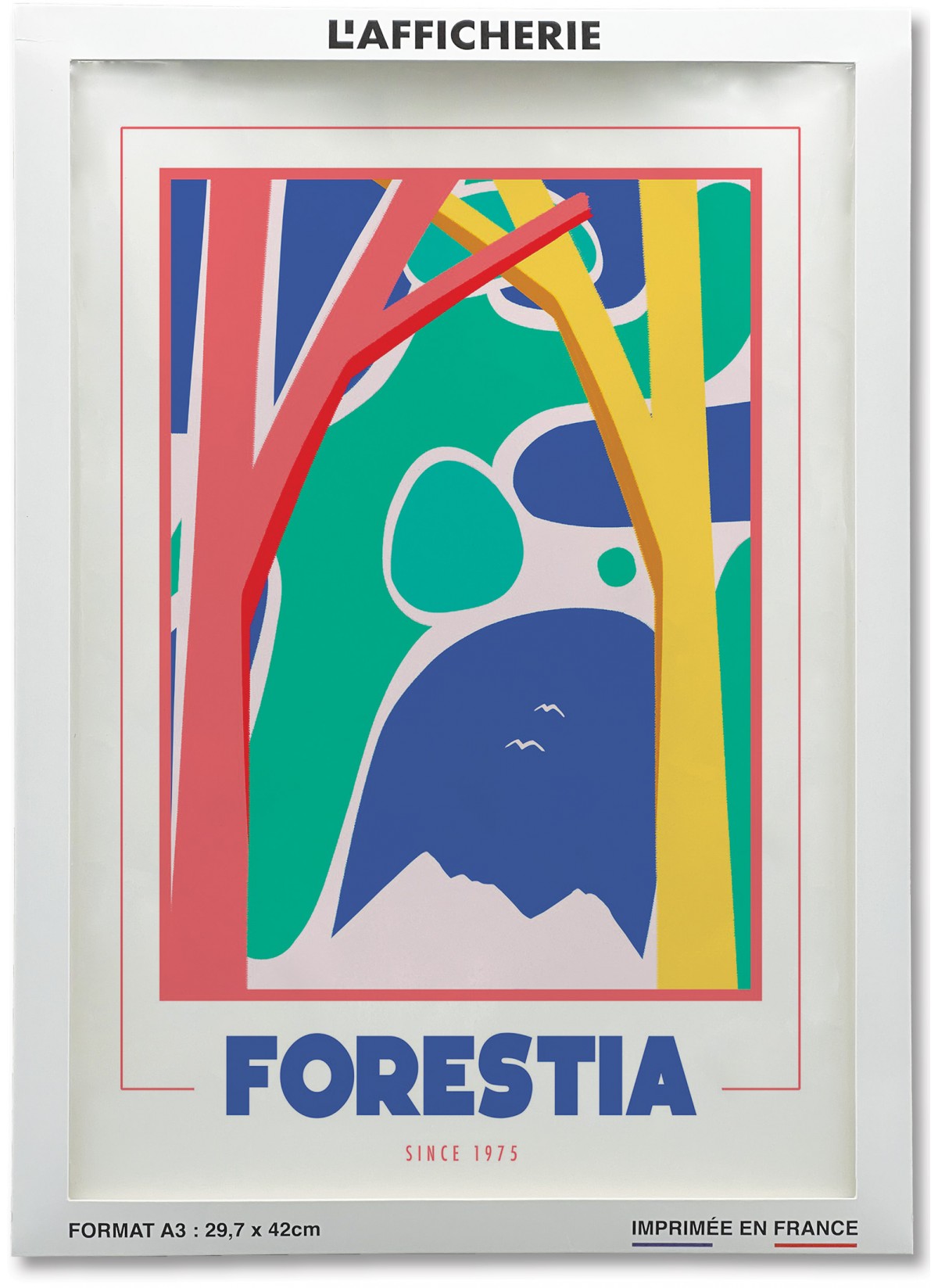 Affiche peinture abstraite pour décorer un salon  | L'Afficherie