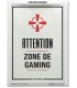 Affiche Zone de Gaming