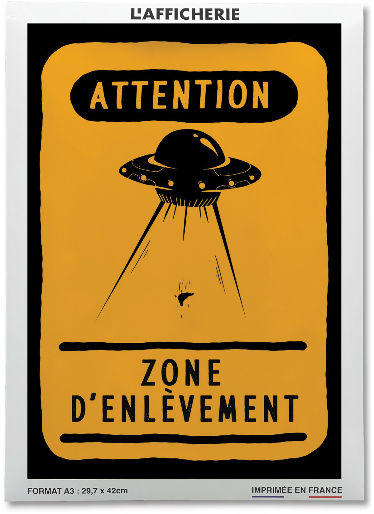 Affiche OVNI pour décorer une chambre  | L’Afficherie