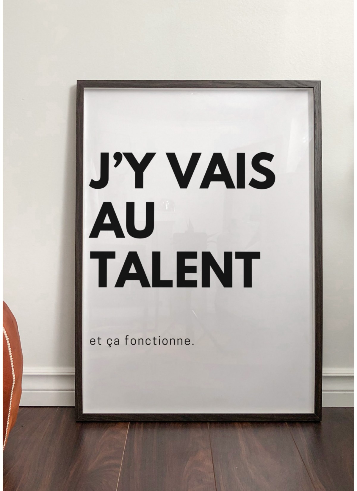 Affiche J'y vais au talent
