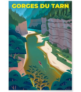 Affiche Gorges du Tarn