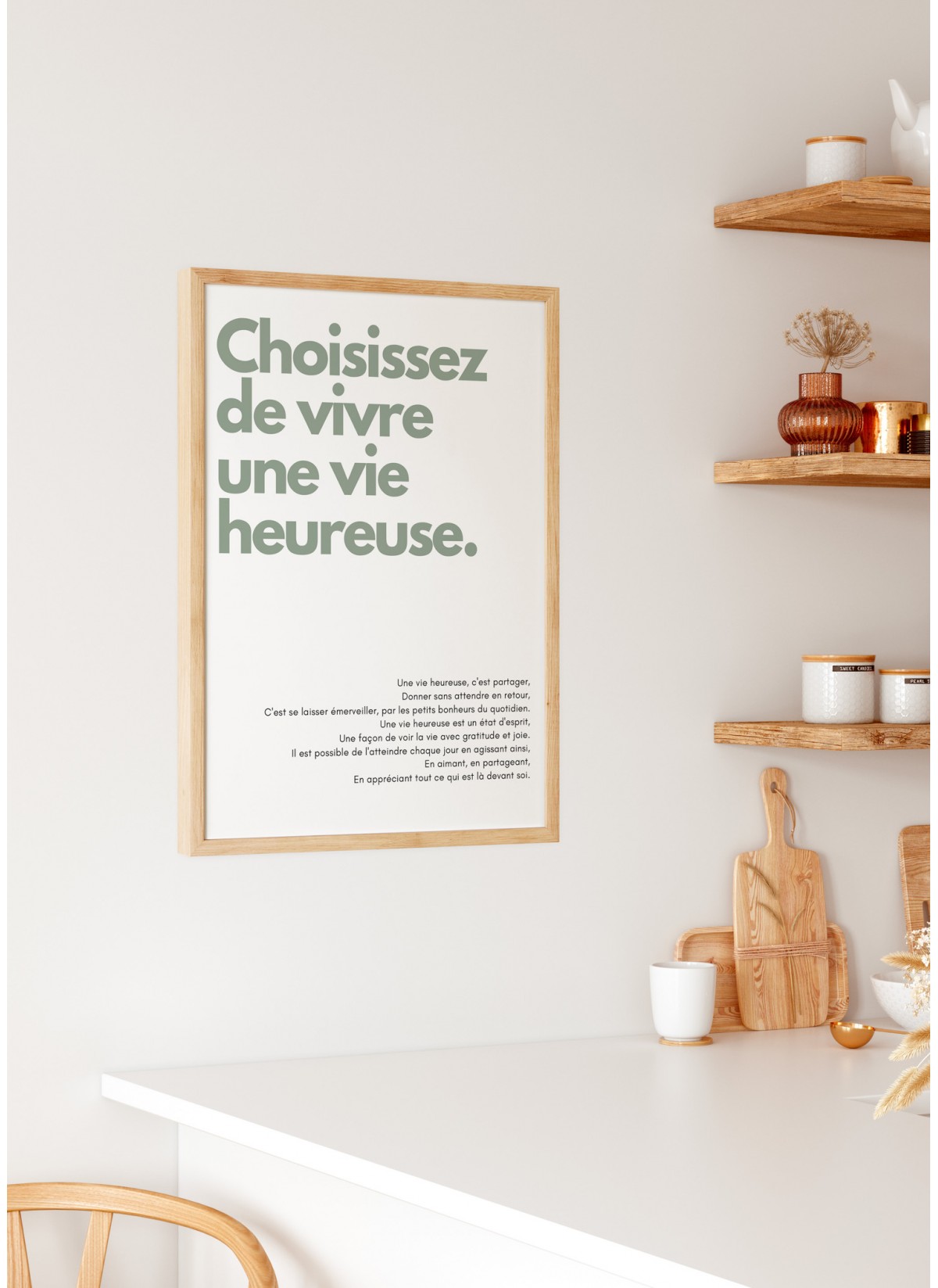 Affiche Choisissez de vivre