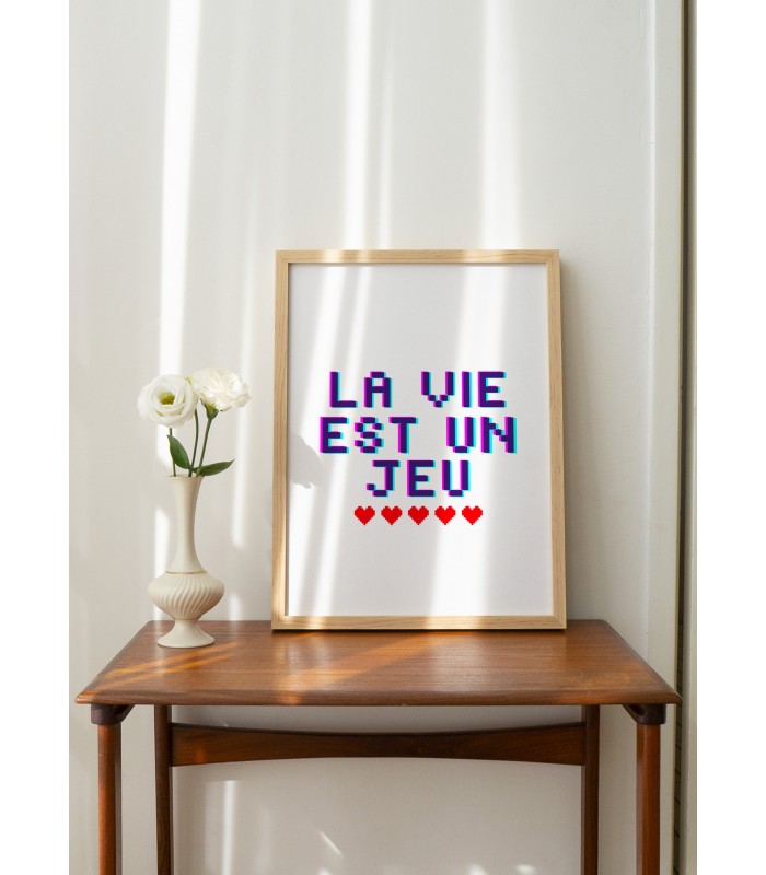 Affiche La vie est un jeu