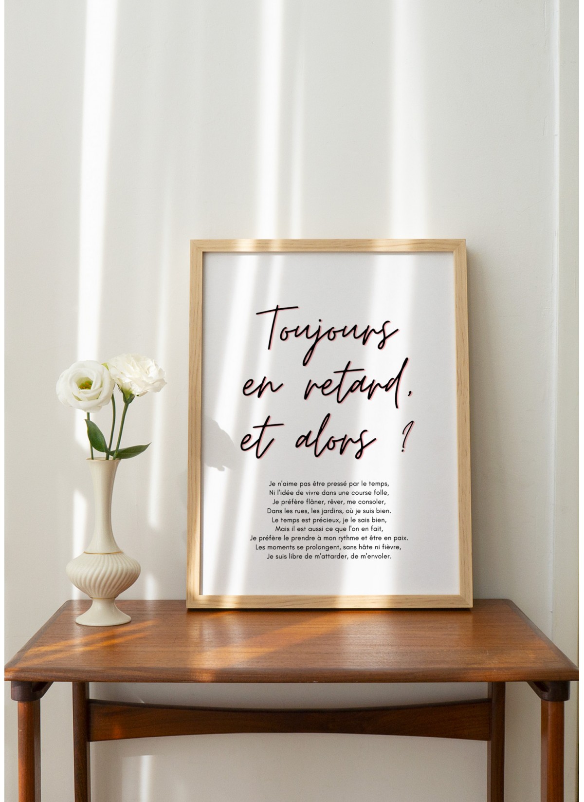 Affiche Toujours en retard