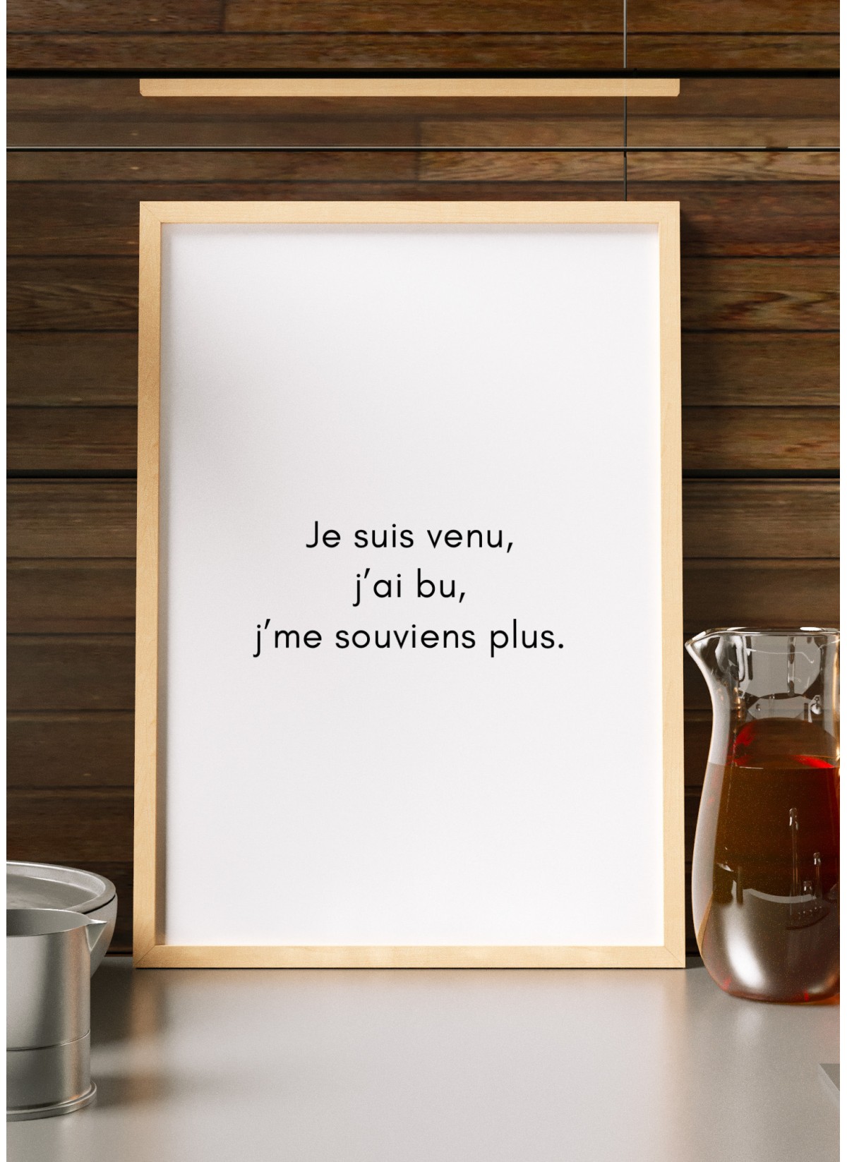 Affiche Je suis venu