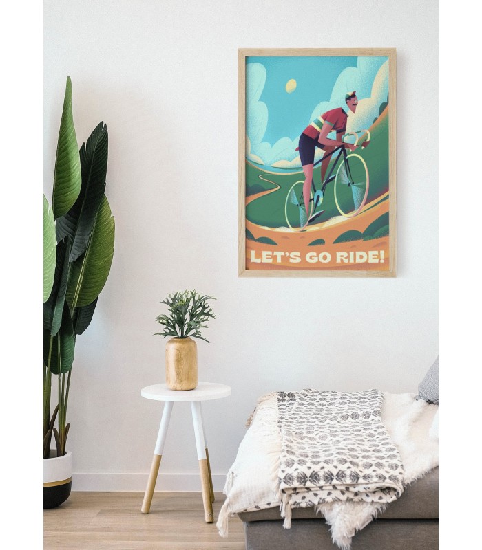 Affiche Let's go ride !