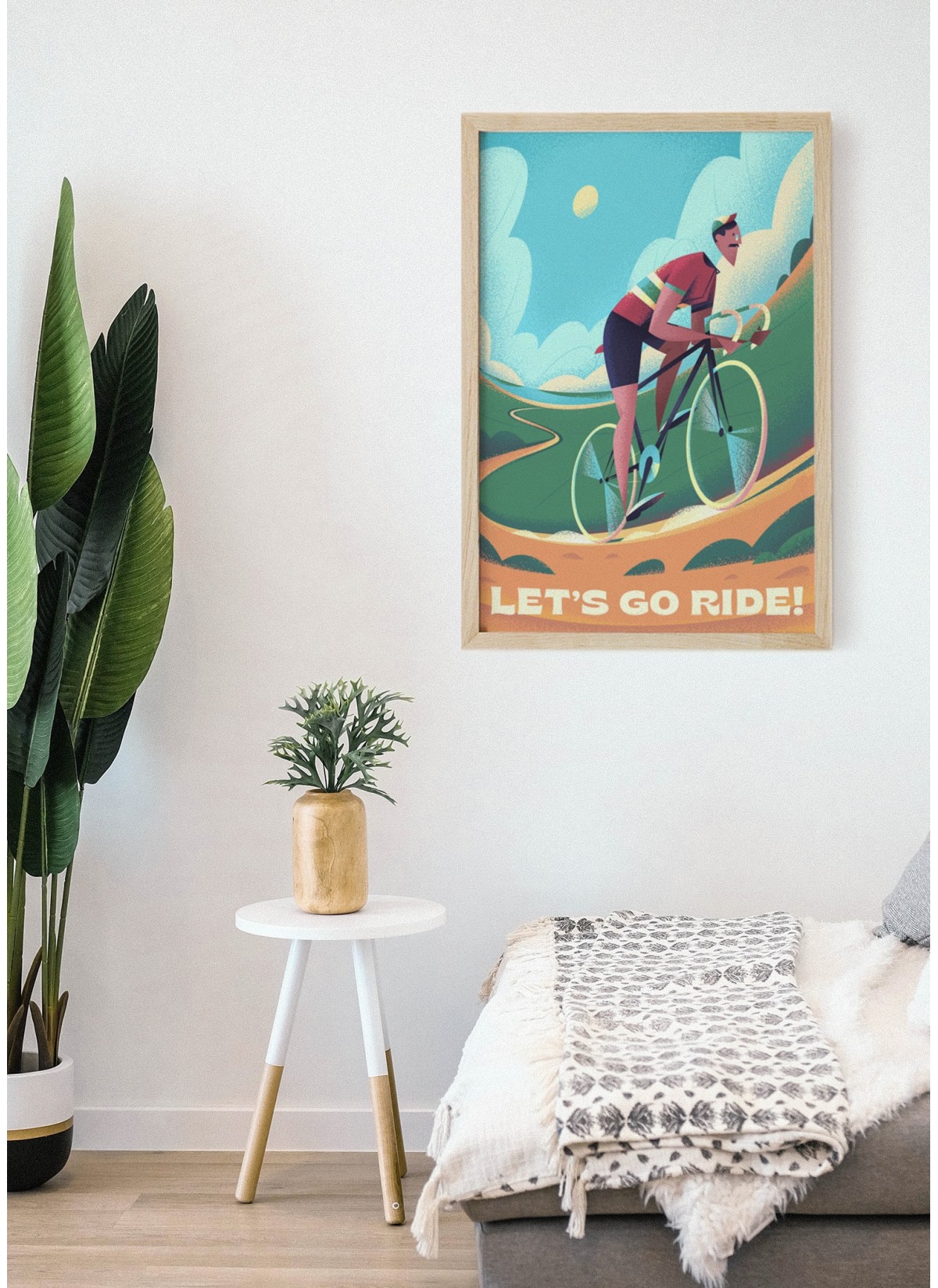 Affiche Let's go ride, affiche humour | L’Afficherie