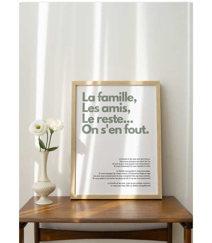 Affiche La famille, les amis...