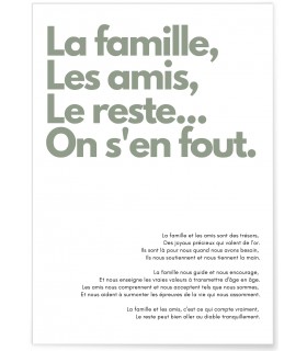 Affiche La famille, les amis...