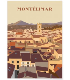 Affiche ville Montélimar