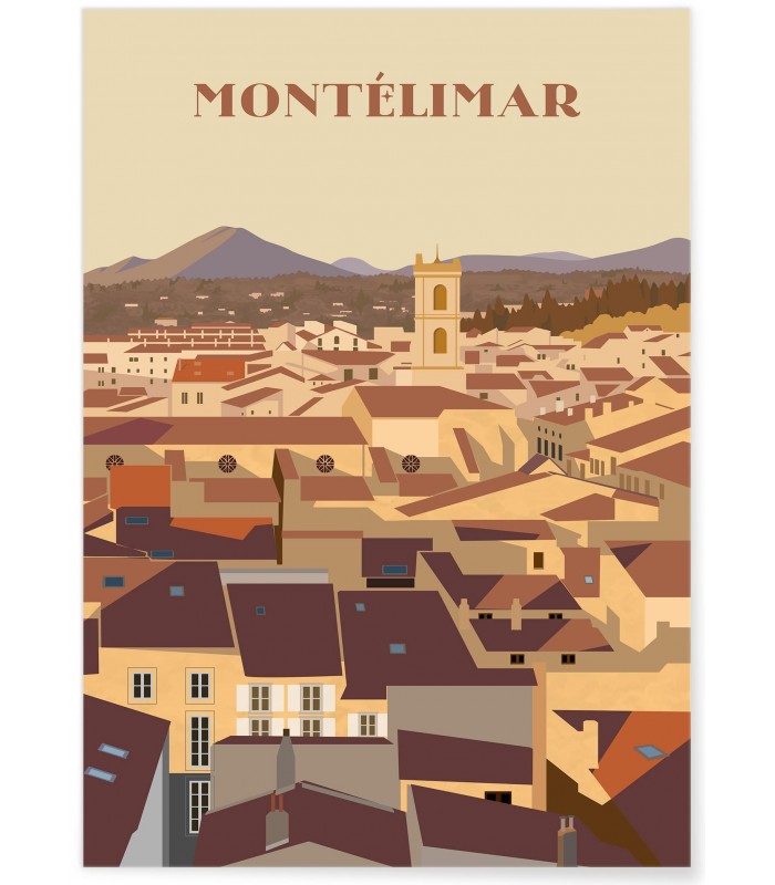 Affiche ville Montélimar