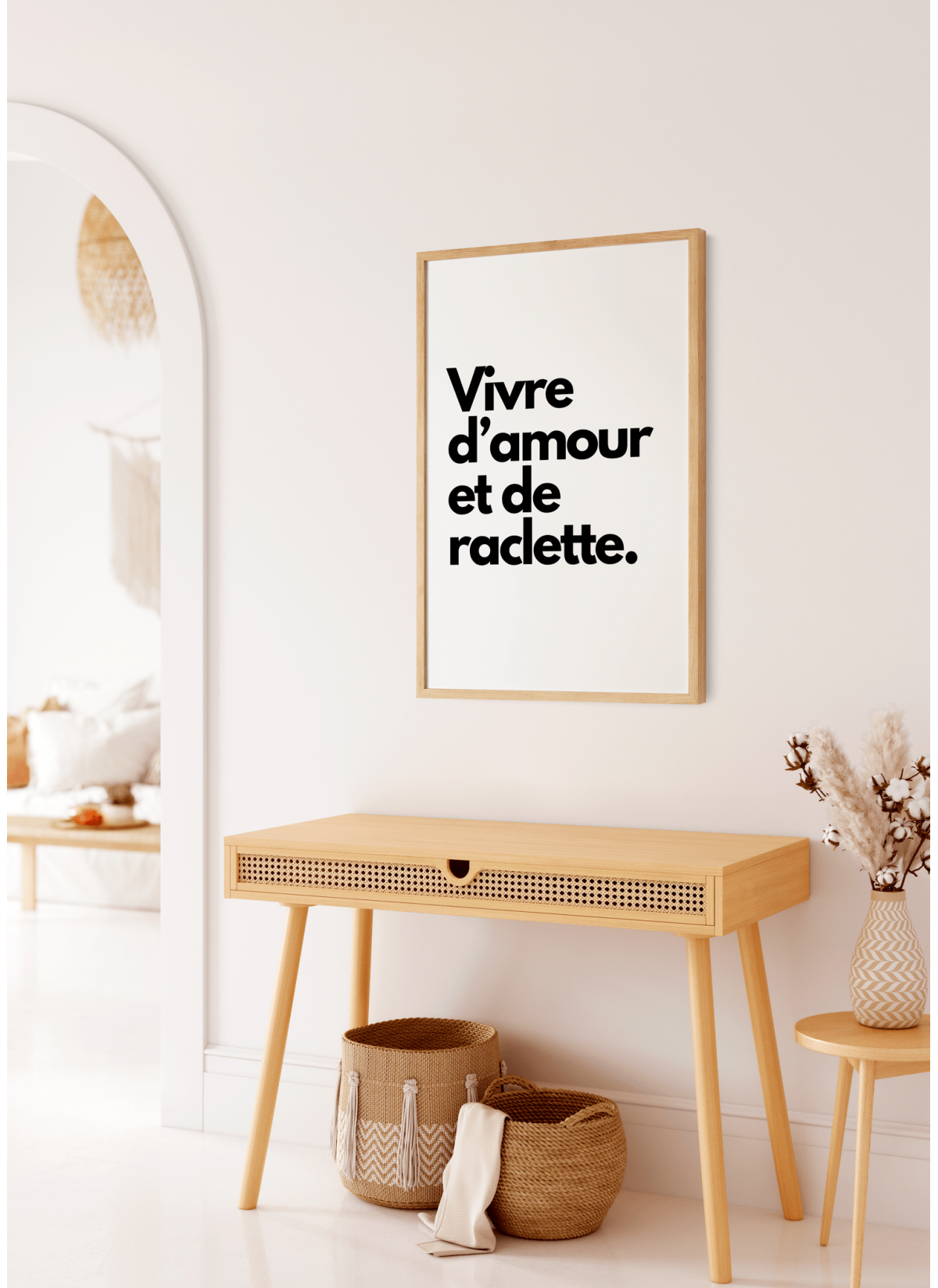 Affiche Vivre d'amour et de raclette