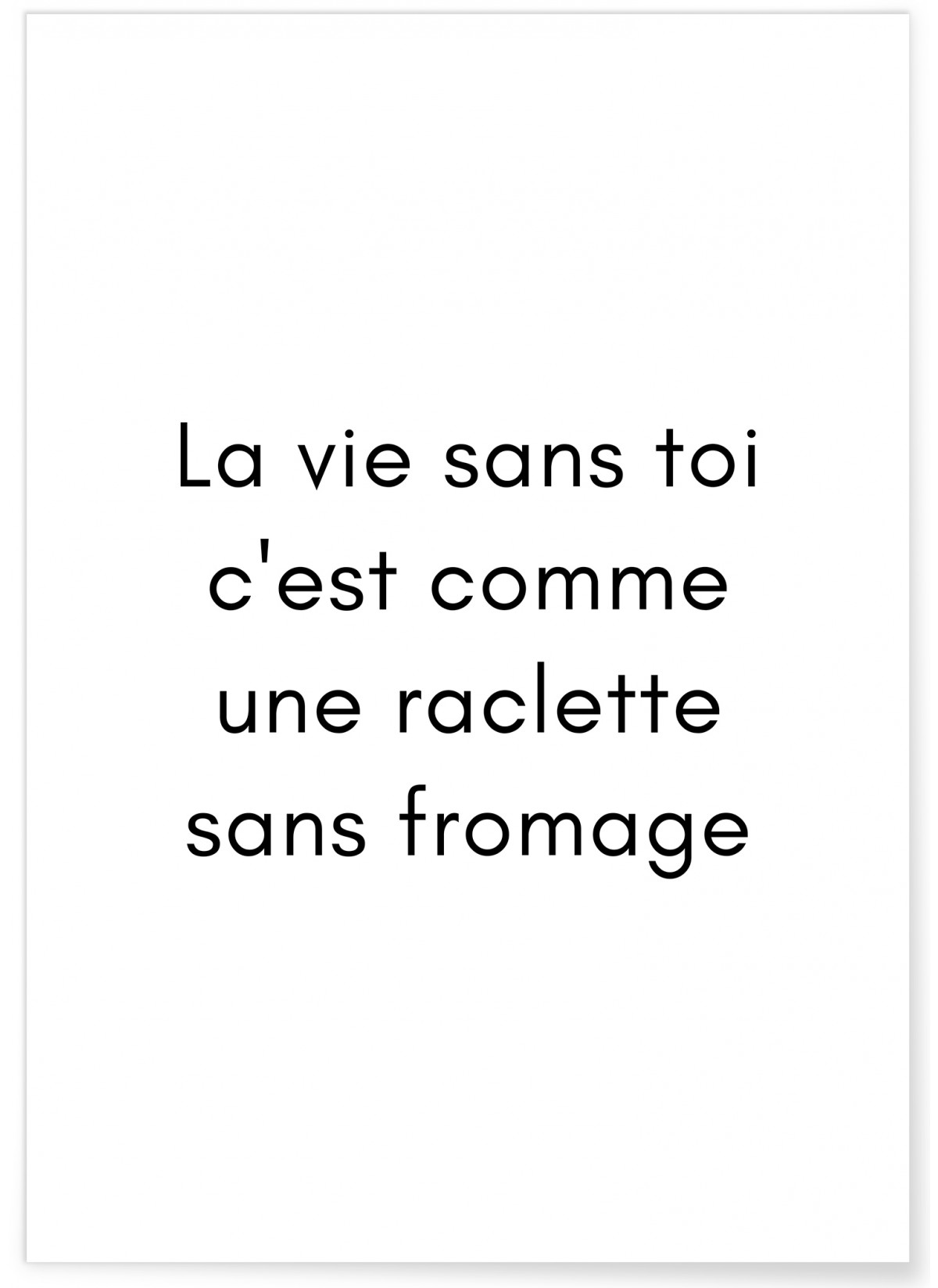 Affiche La vie sans toi...