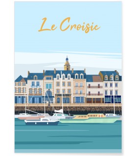 Affiche ville Le Croisic
