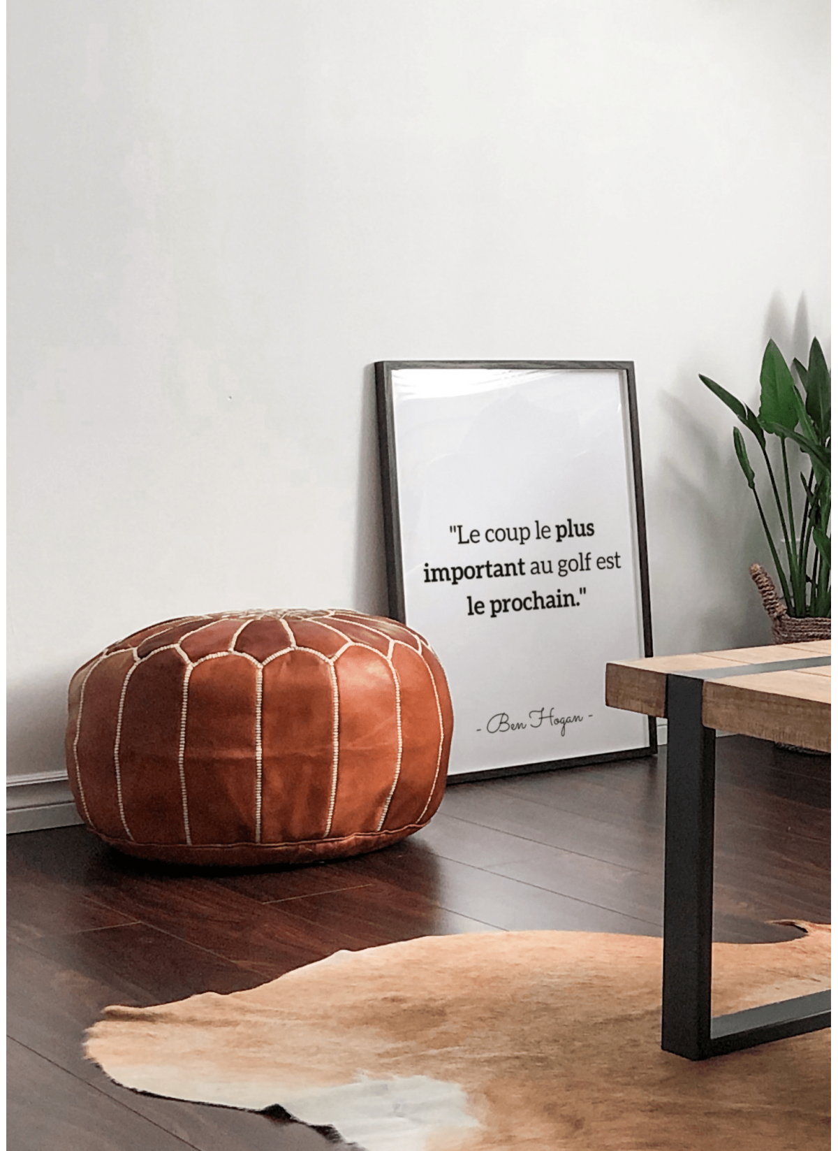 Affiche Ben Hogan: "Le coup le plus important..."