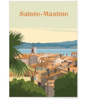 Affiche ville Sainte-Maxime