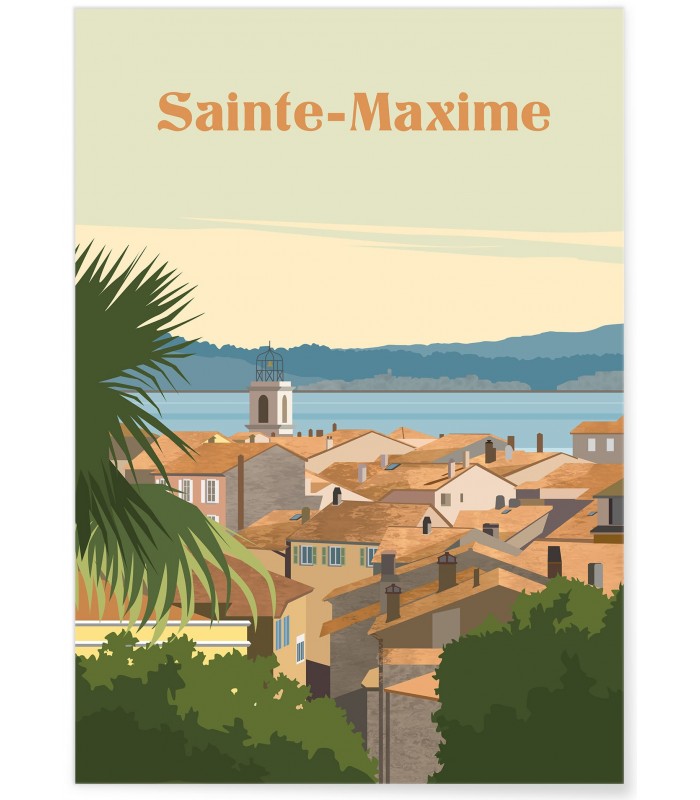 Affiche ville Sainte-Maxime