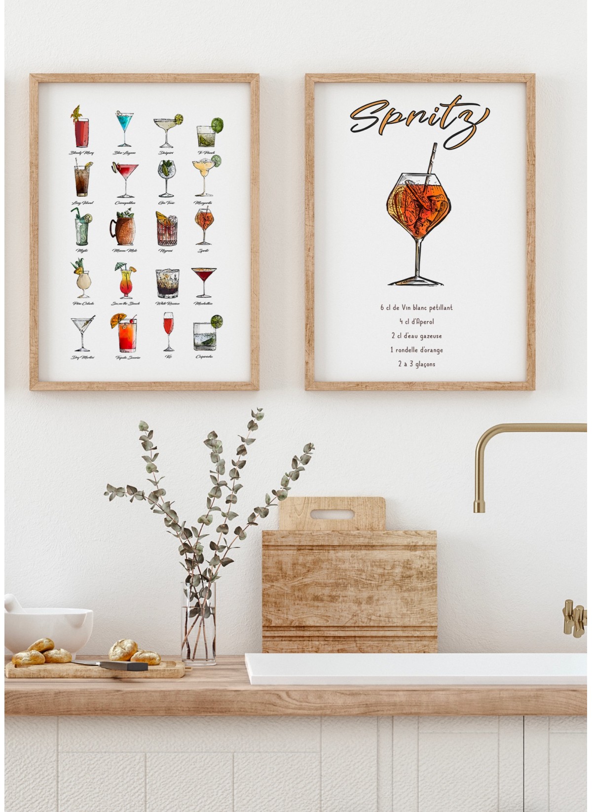 Affiche Multi Cocktail, Affiches Cuisine à offrir | L’Afficherie