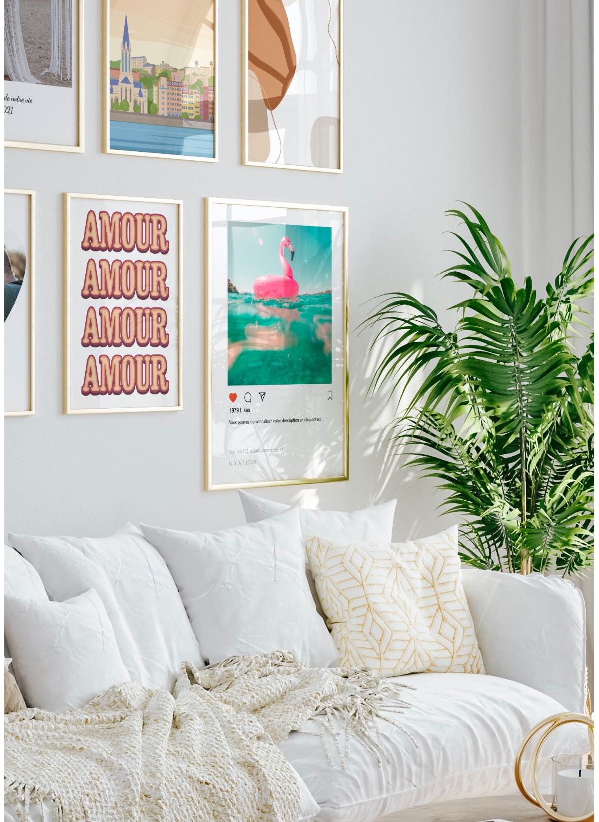 Affiche pêle-mêle photo personnalisable | L’Afficherie