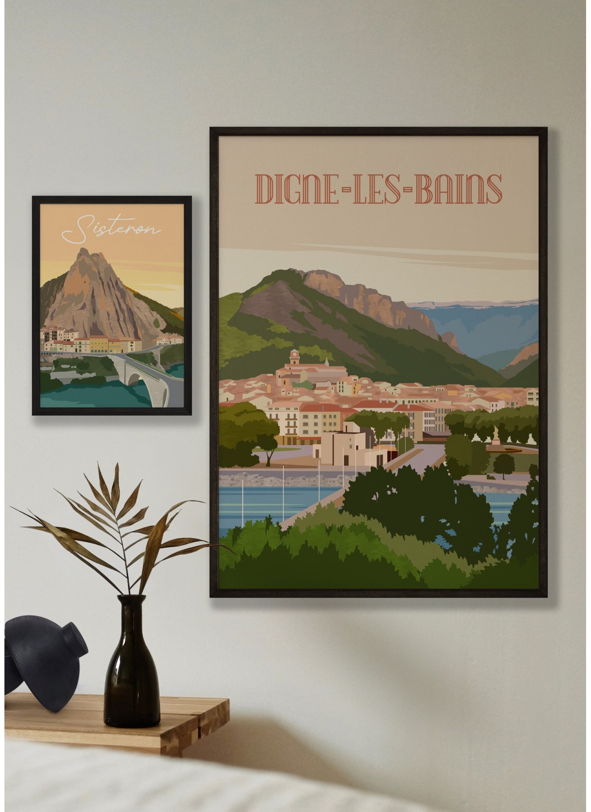 Affiche ville Digne-les-Bains