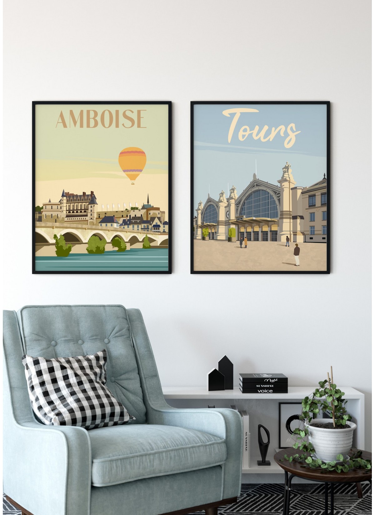 Affiche ville Tours 2