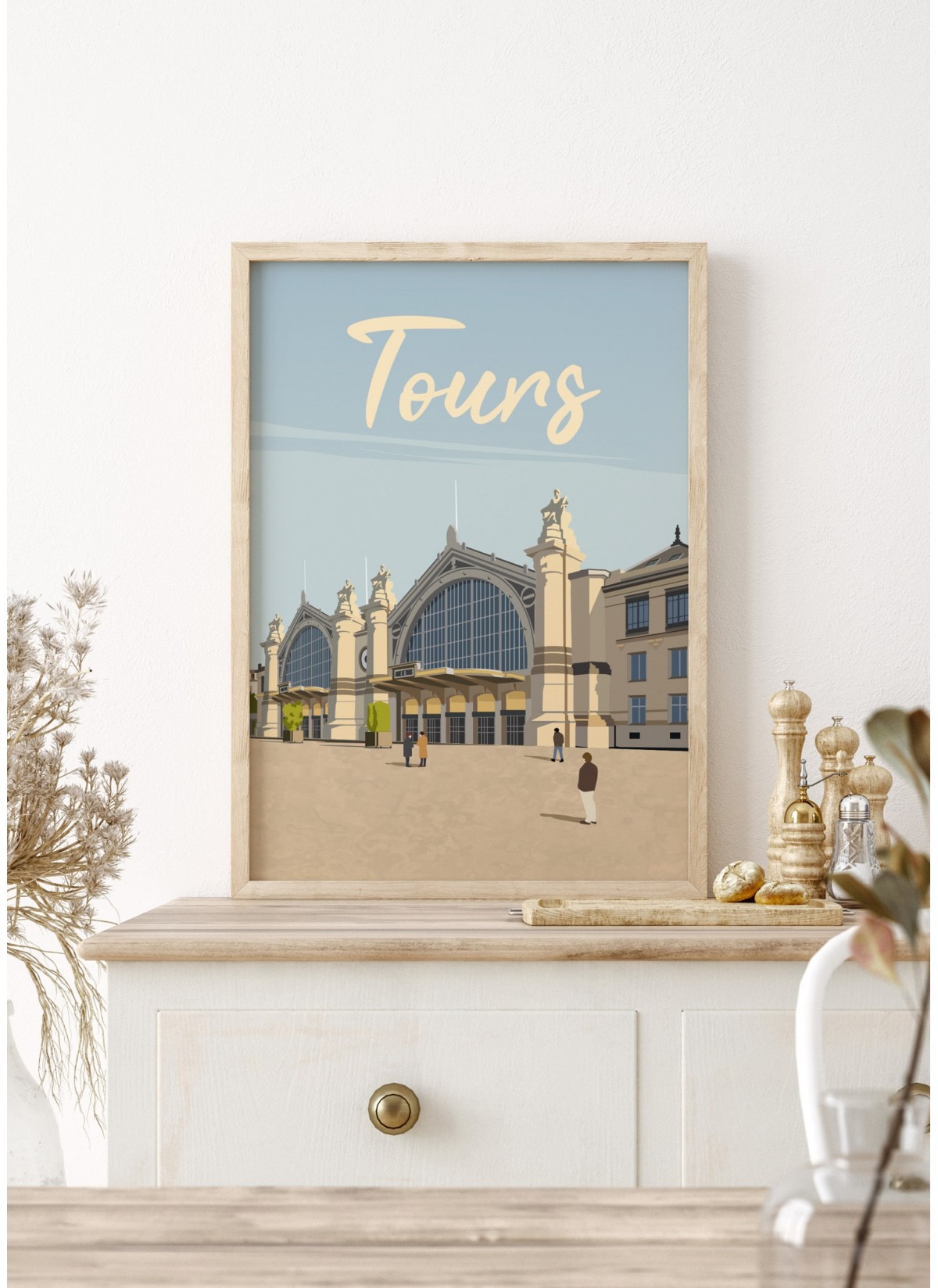 Affiche ville Tours 2