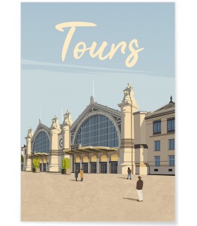 Affiche ville Tours 2