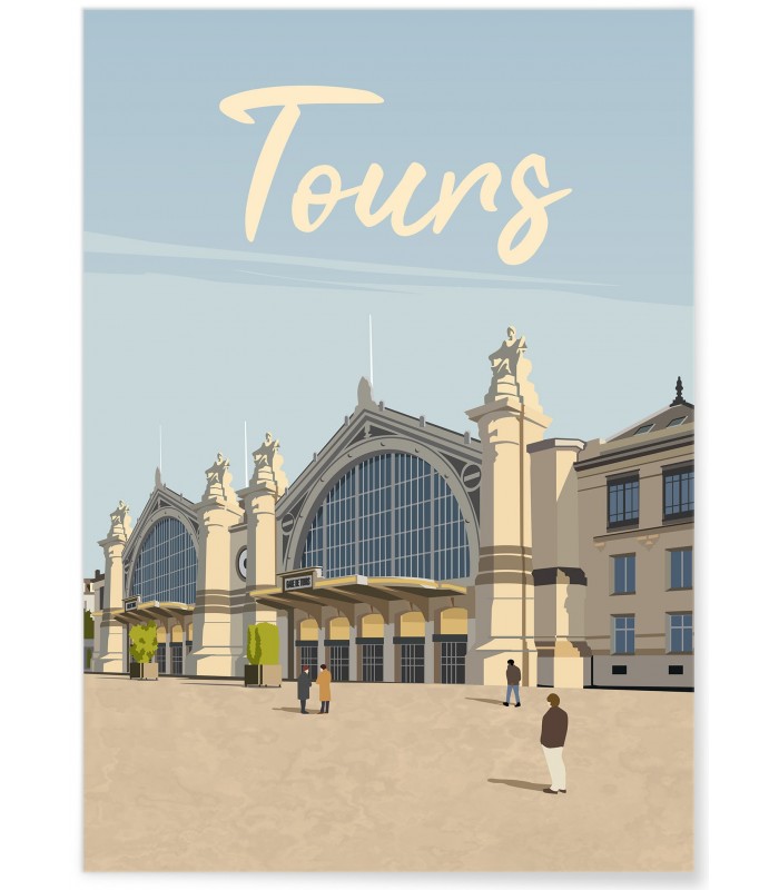 Affiche ville Tours 2