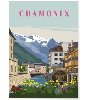 Affiche ville Chamonix 2