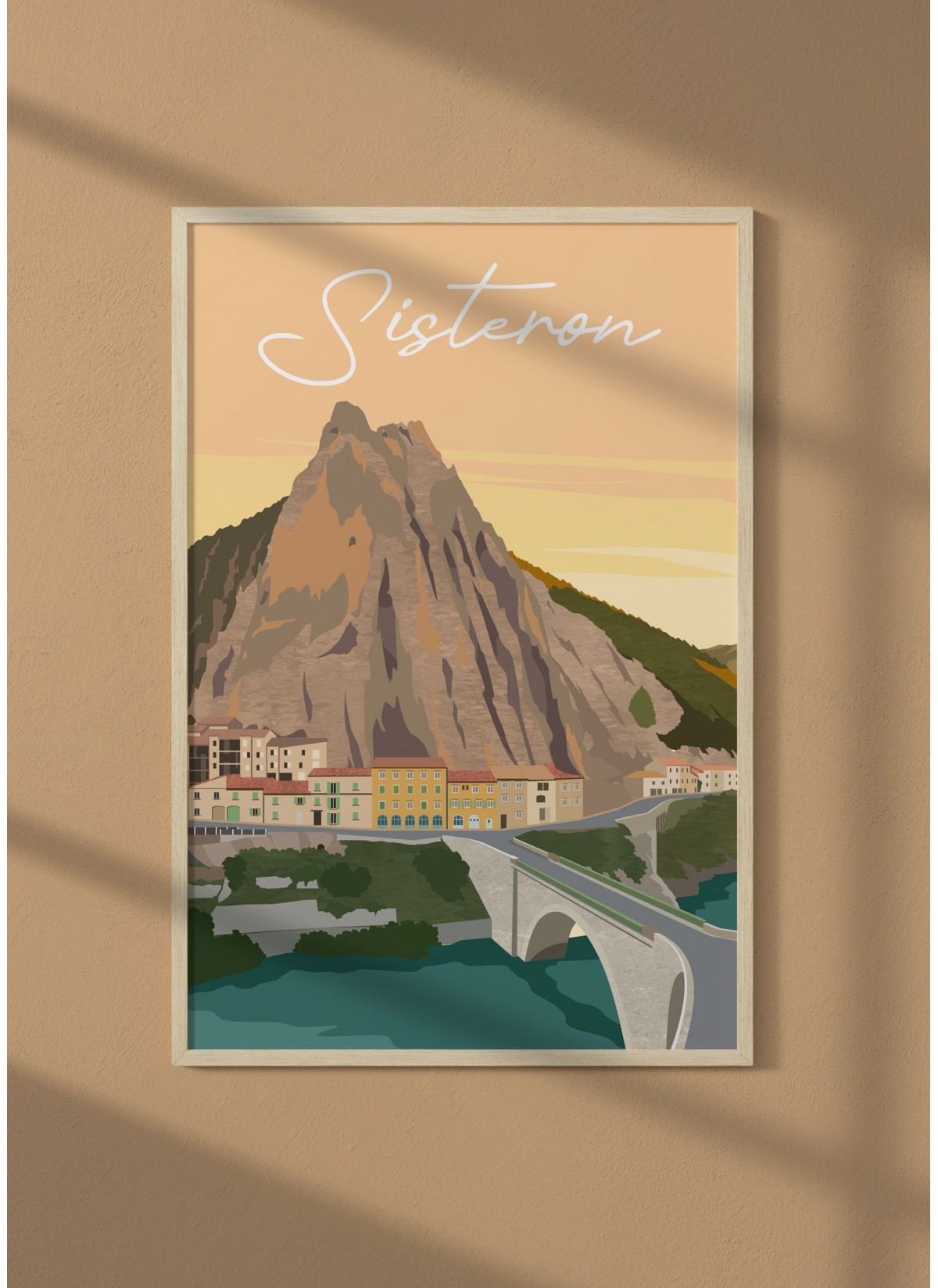 Affiche ville Sisteron