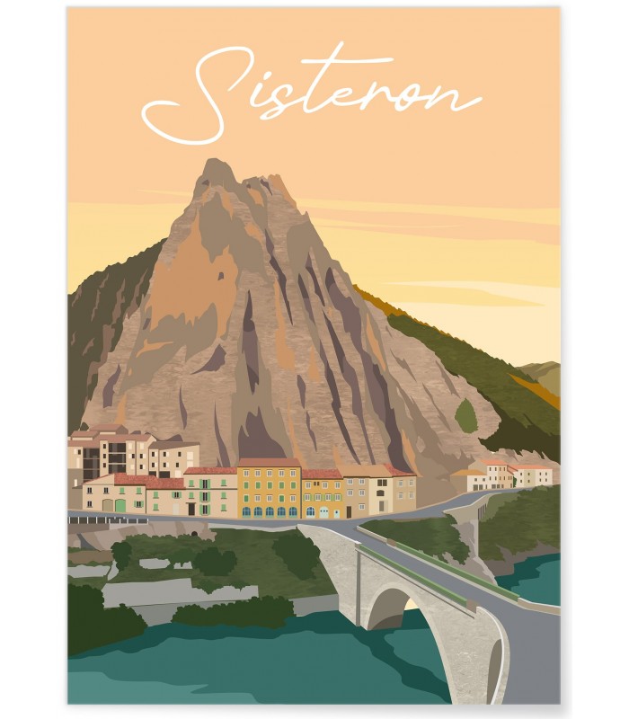 Affiche ville Sisteron