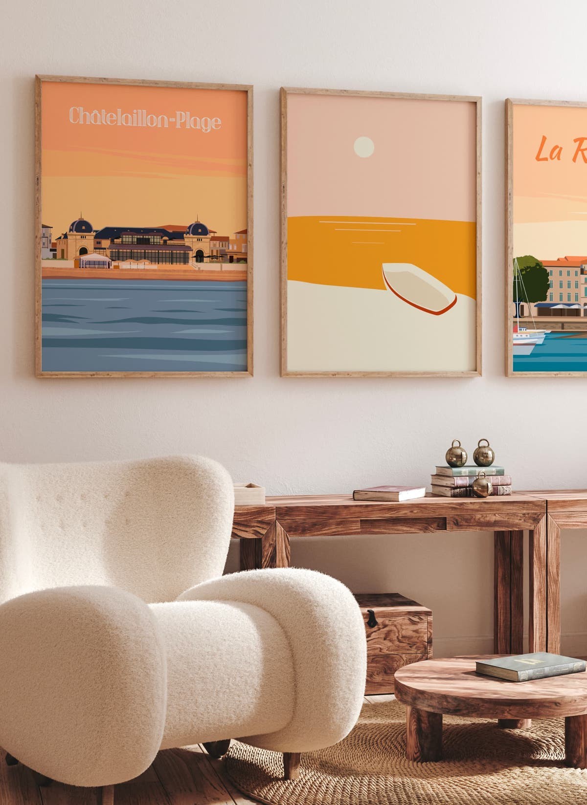 Affiche ville Châtelaillon-Plage, affiche décorative| L’Afficherie