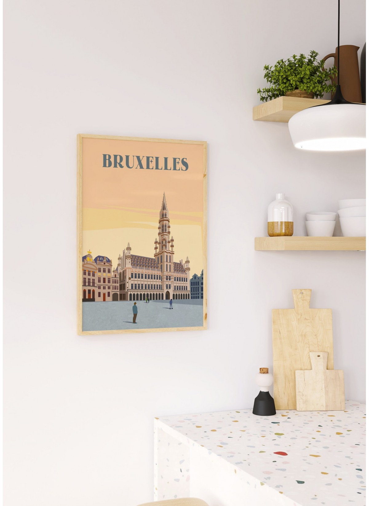 Affiche ville Bruxelles