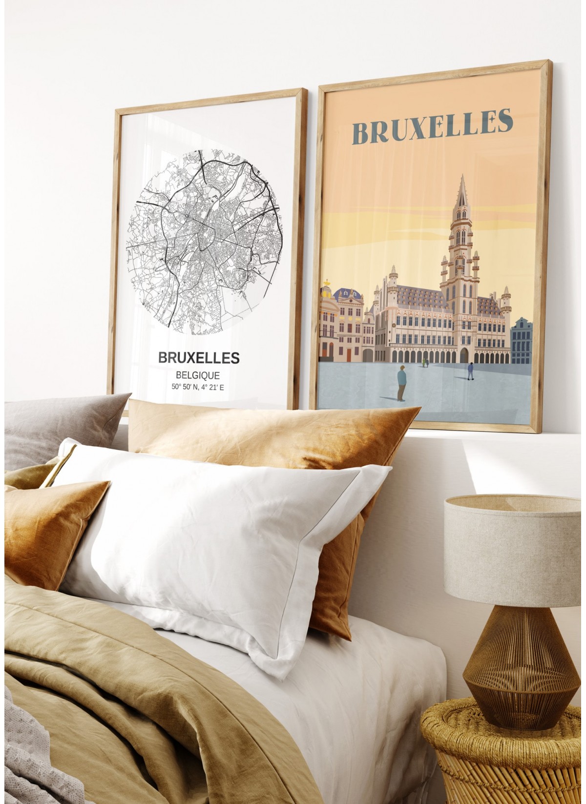 Affiche ville Bruxelles