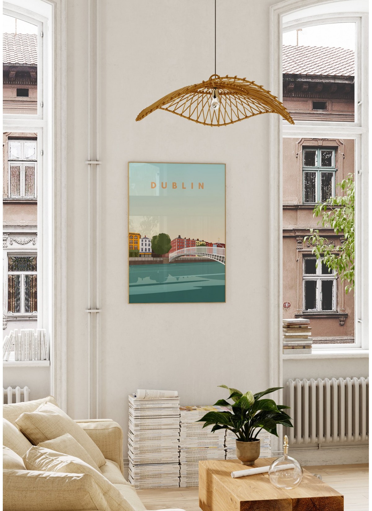 Affiche ville Dublin