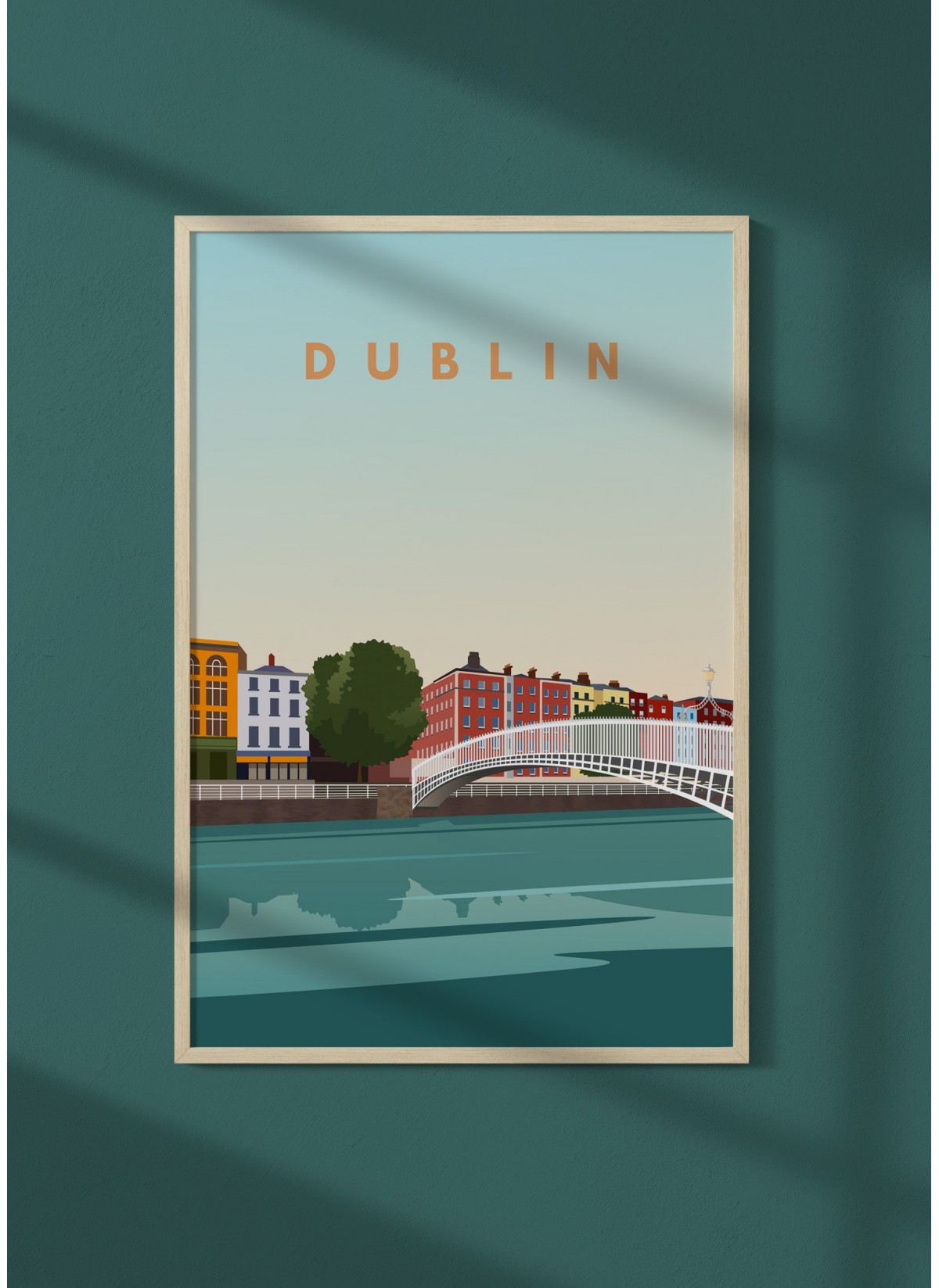 Affiche ville Dublin