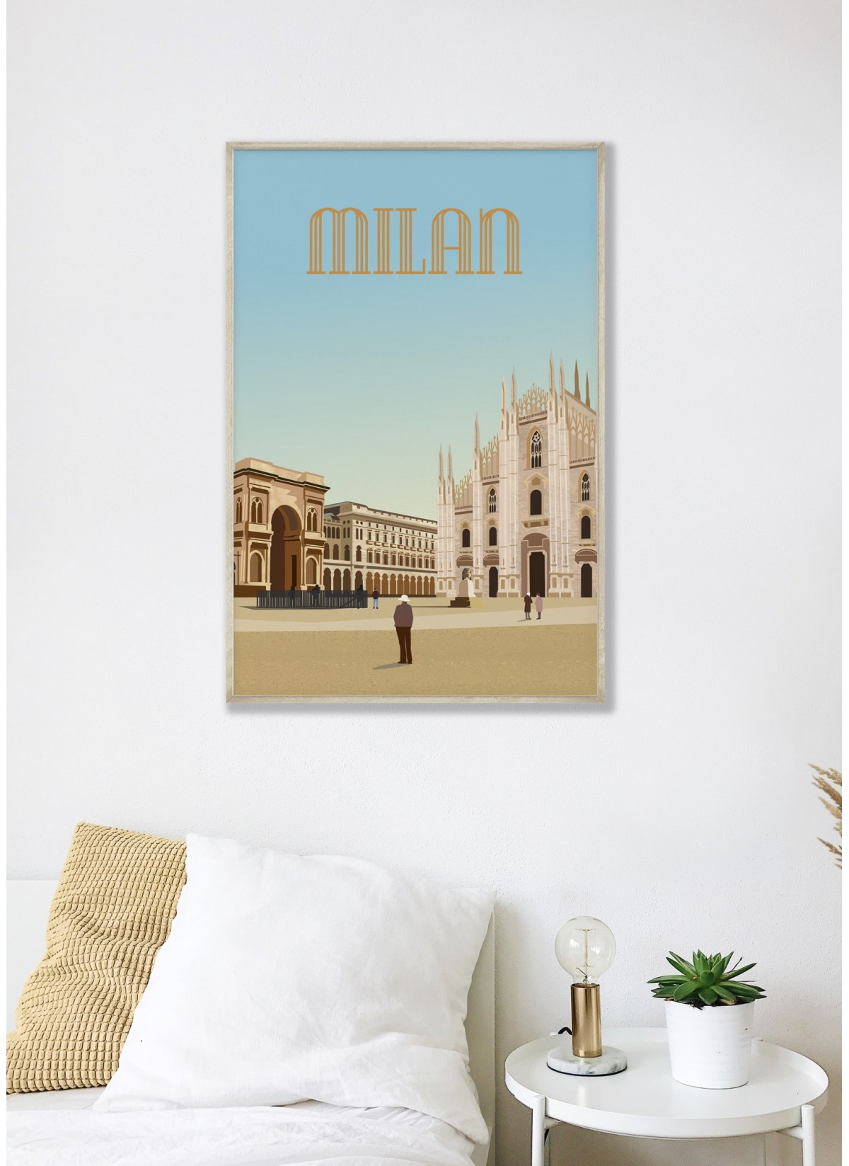 Affiche ville Milan