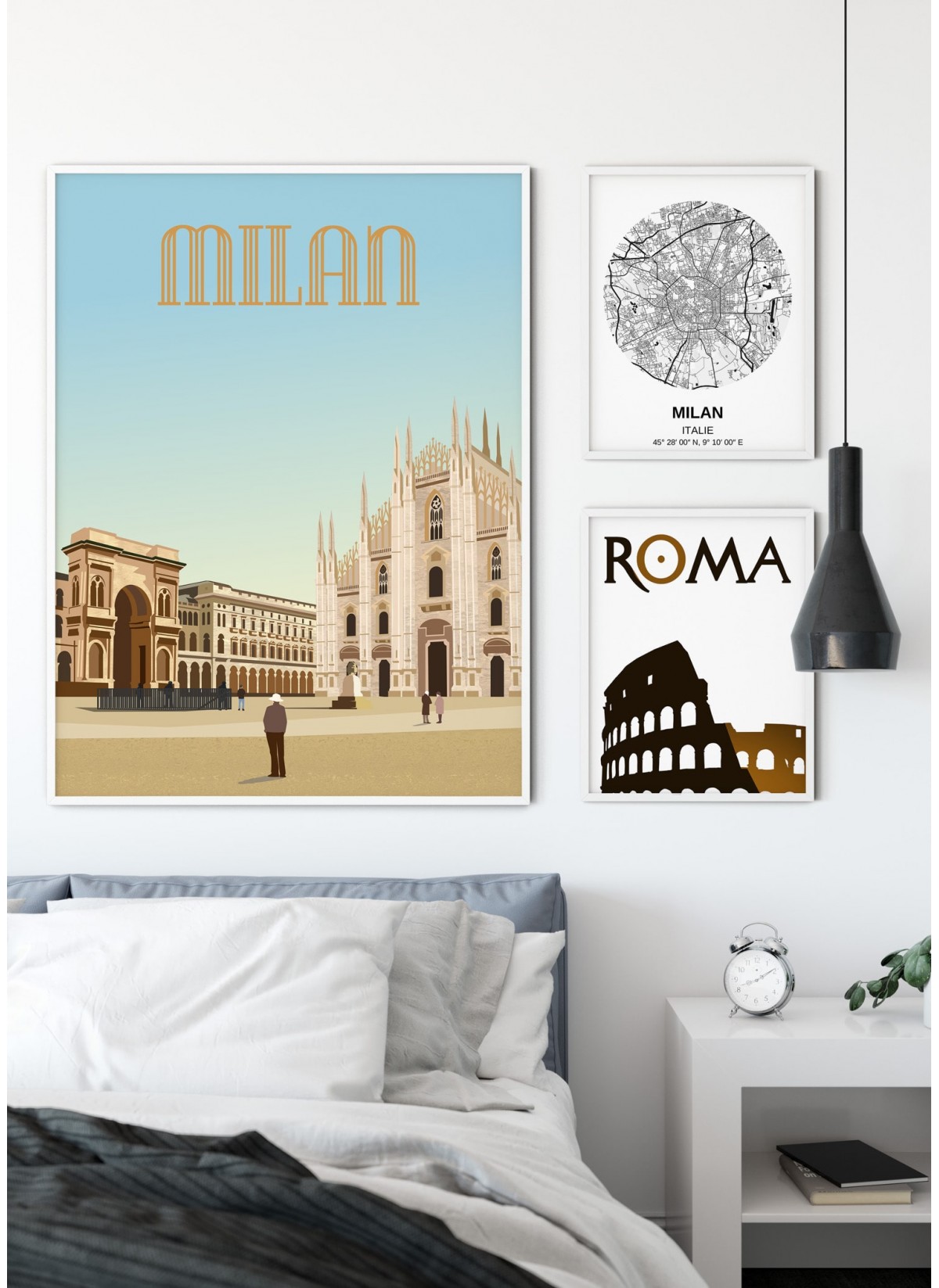 Affiche ville Milan