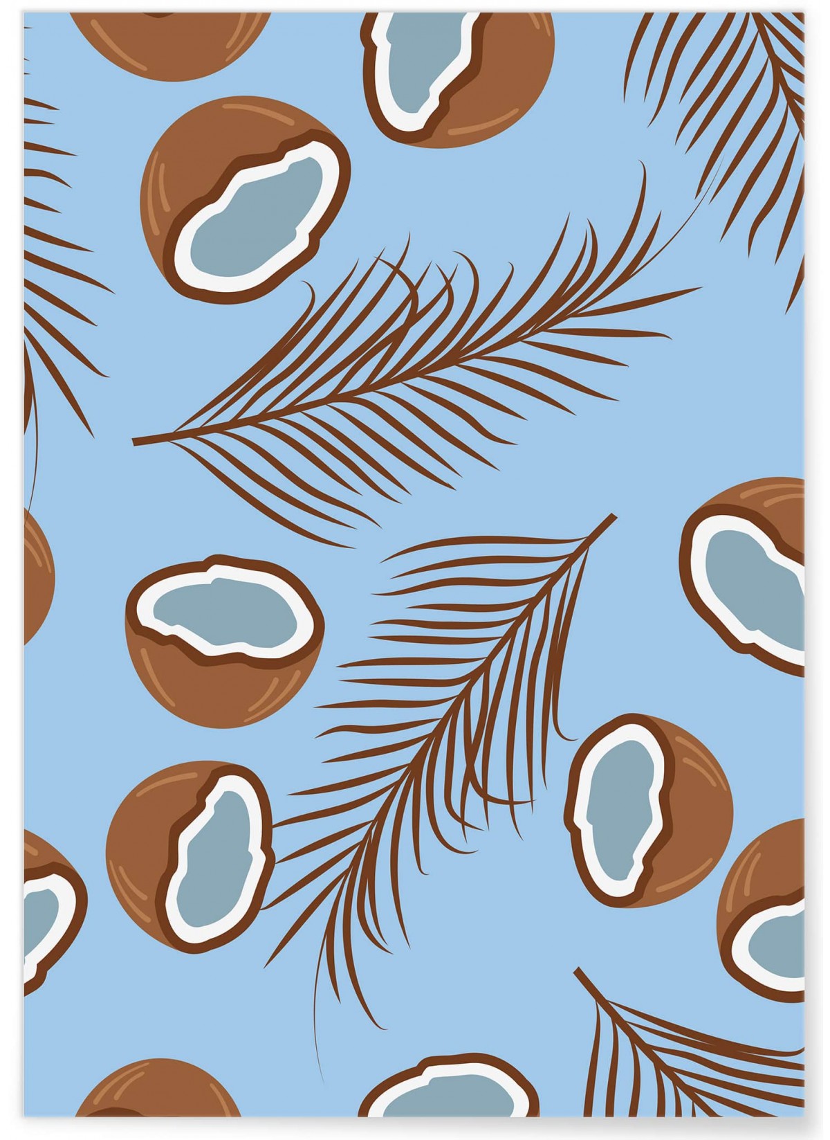 Affiche Noix de coco